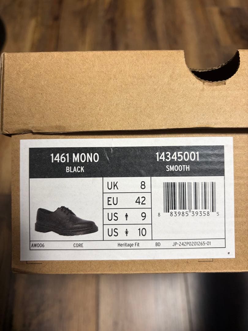 Dr.Martens 1461 MONO 3ホールシューズ　27cm UK8