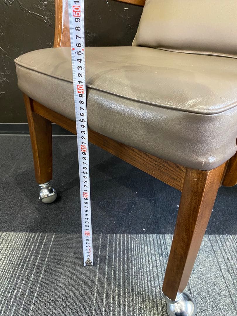 レトロ　キツツキマーク　チェア　椅子　キャスター　ヴィンテージ オフィスチェア