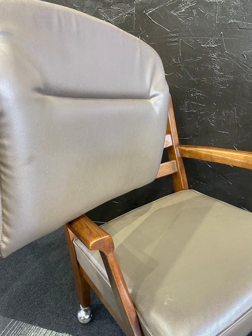 レトロ　キツツキマーク　チェア　椅子　キャスター　ヴィンテージ オフィスチェア