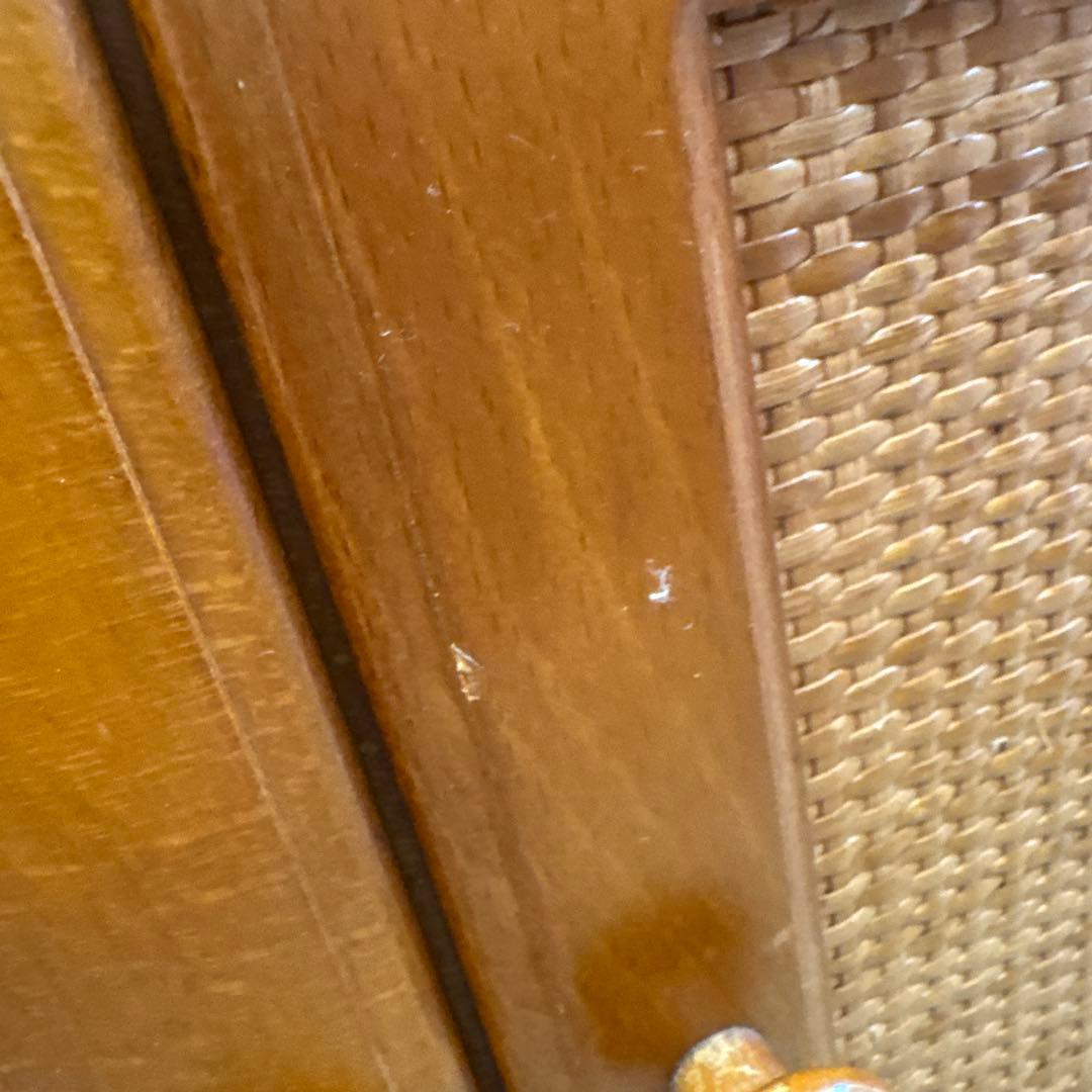 ★処分価格★オールドカリモク　電話台　キャビネット