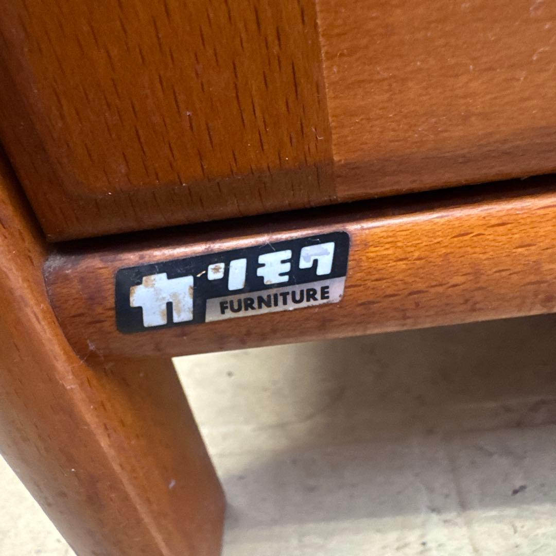 ★処分価格★オールドカリモク　電話台　キャビネット