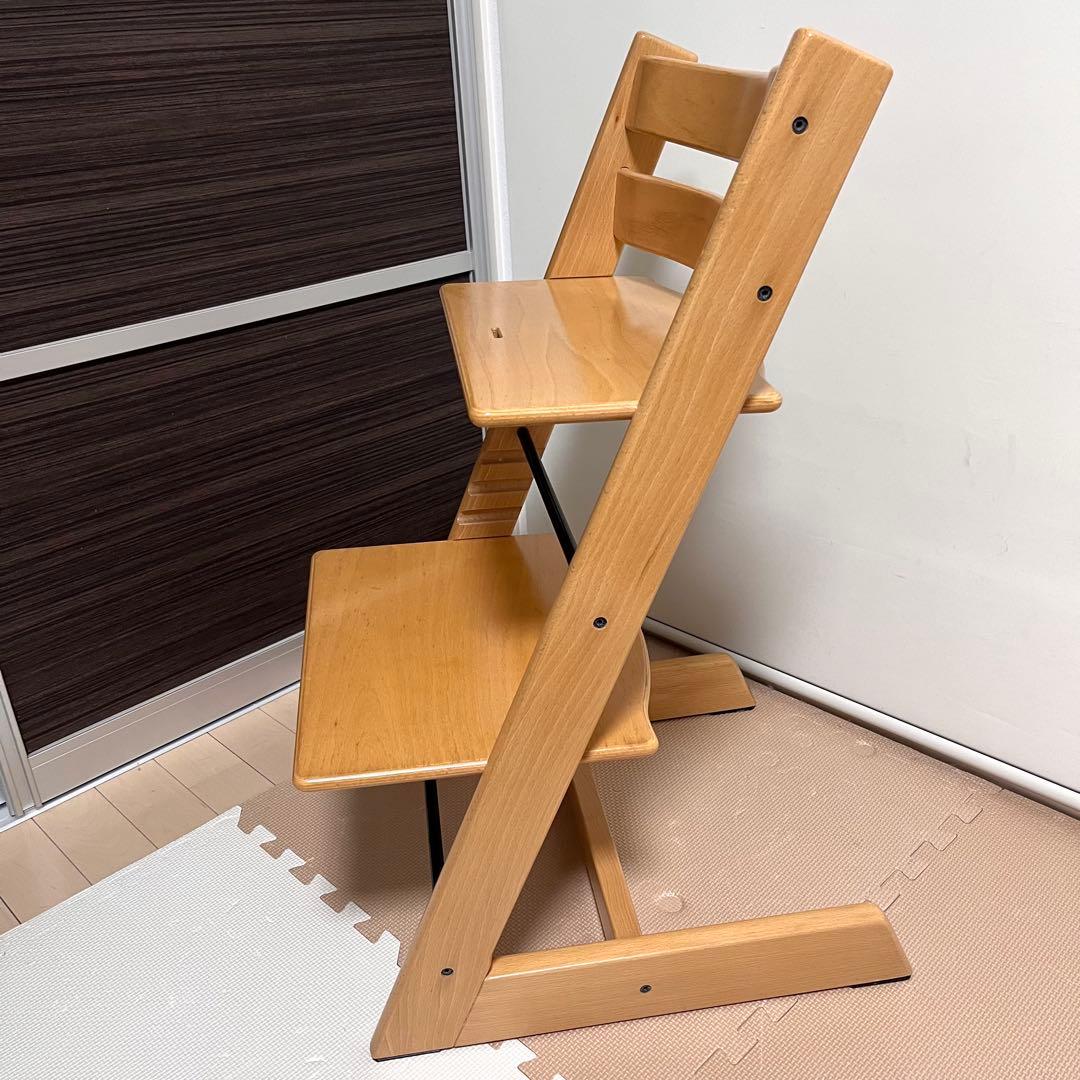 【新型】美品　シリアル6　ストッケ トリップトラップナチュラル