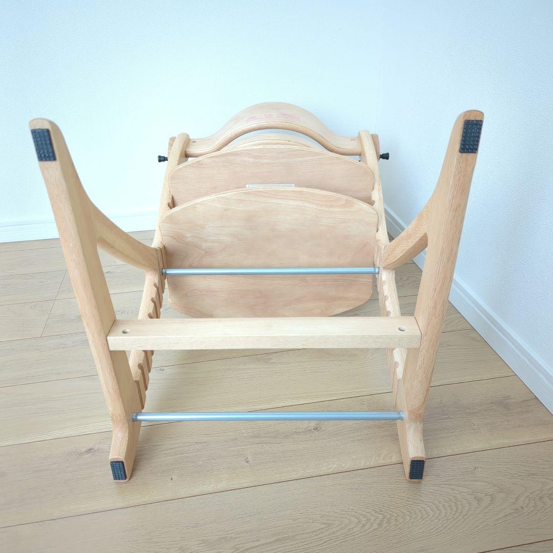 【別売りベルト付】大和屋　すくすくチェアプラス　テーブル•ガード付　ベビーチェア