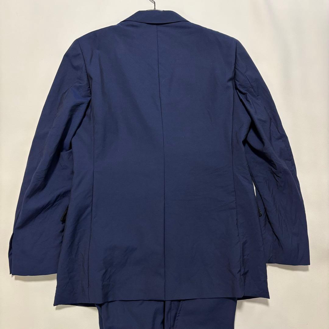 シンプリシテェ カノニコ生地 モヘヤ混 XLサイズ スーツ セット ブルー系