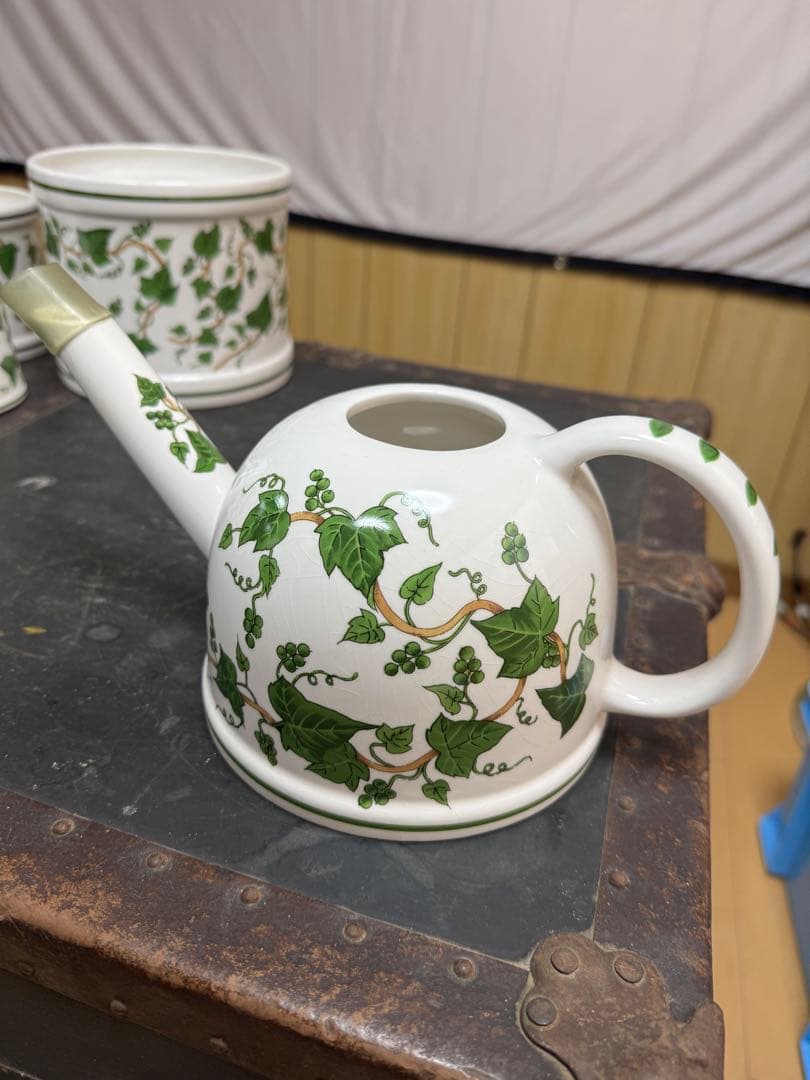 ☆アイビー柄の陶器セット