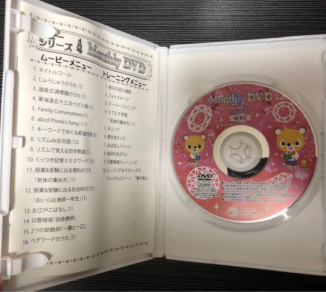 七田式 しちだ チャイルド アカデミー Monthly DVD 12巻 ルビー