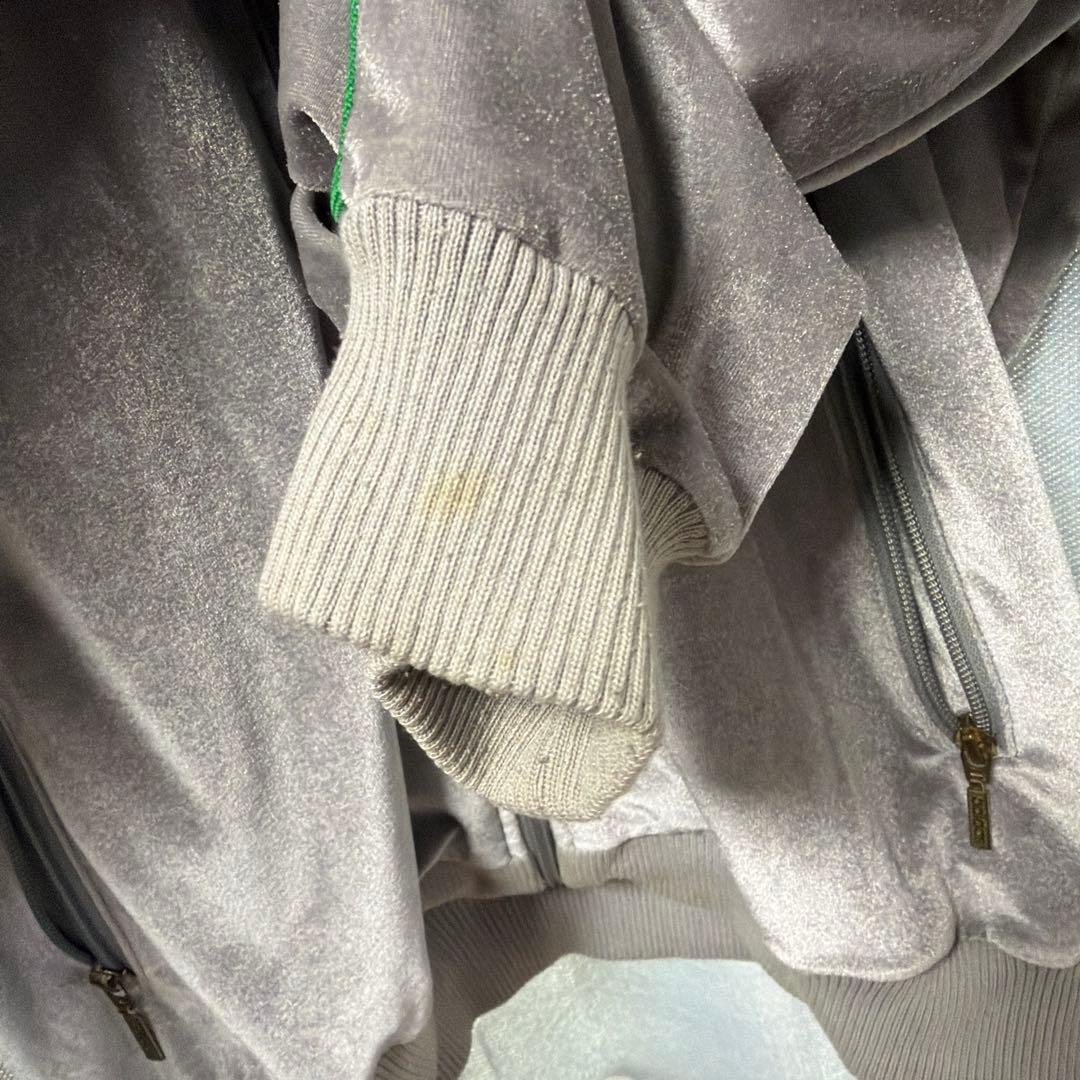 adidas ベロアジャージ 90s ラスタカラー 希少 ビンテージ