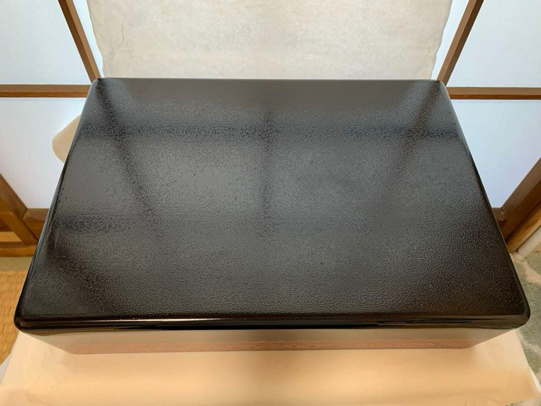 蒟醤　文章箱　文箱　漆器