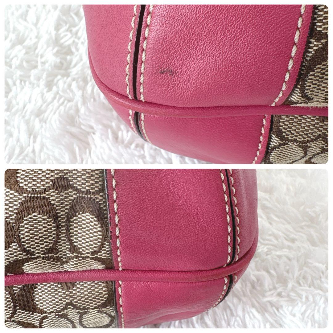 バッグ COACH One Shoulder Bag Hobo Elgo Pink