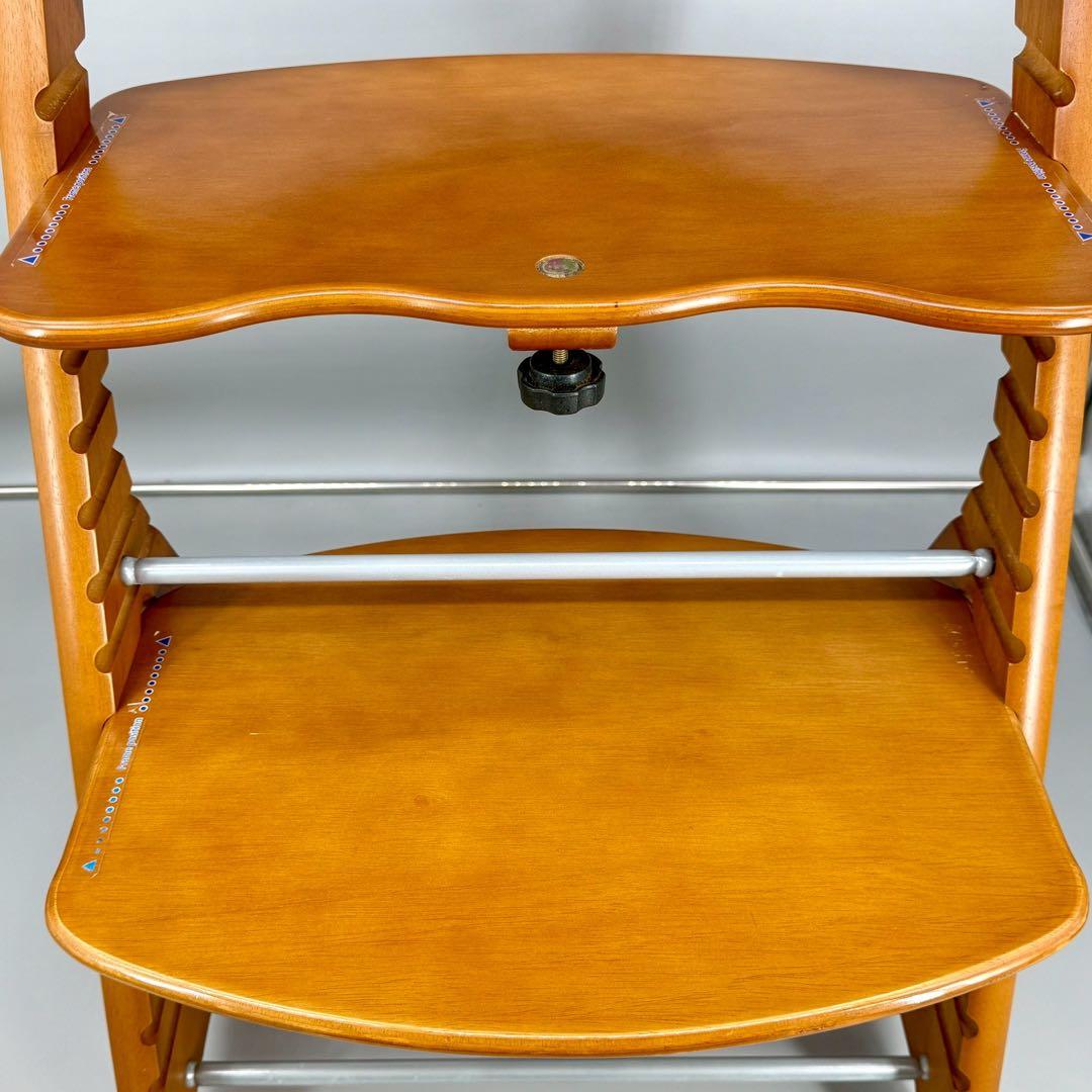 大和屋　すくすくチェアプラス　テーブル付き　YAMATOYA ブラウン