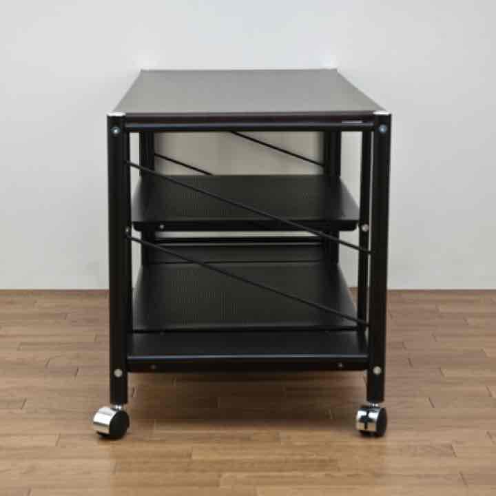 ☆定価21384円☆ゲーム機収納AVラック　100幅　BK/WH