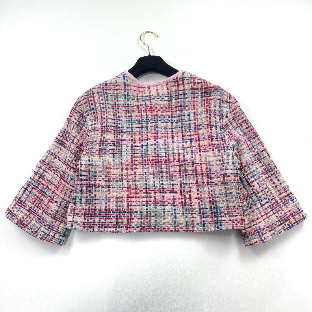 完売品 美品✨25SS ボールジィ モザイクツイード ショートクルージャケット