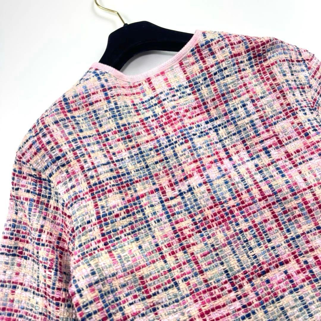 完売品 美品✨25SS ボールジィ モザイクツイード ショートクルージャケット