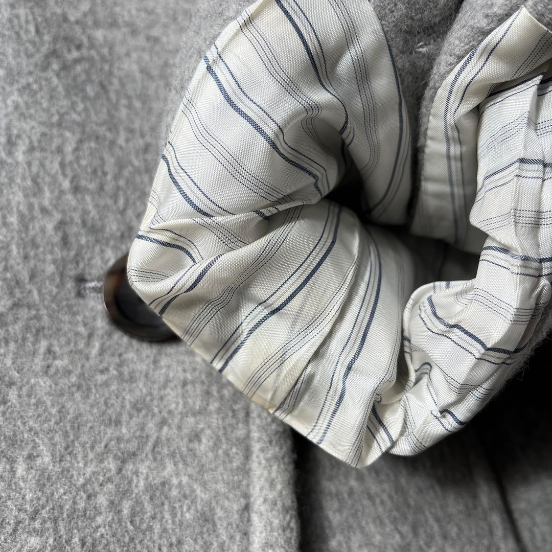 Mee 23区 Pコート ダブルブレストコート サイズ46 ライトグレー