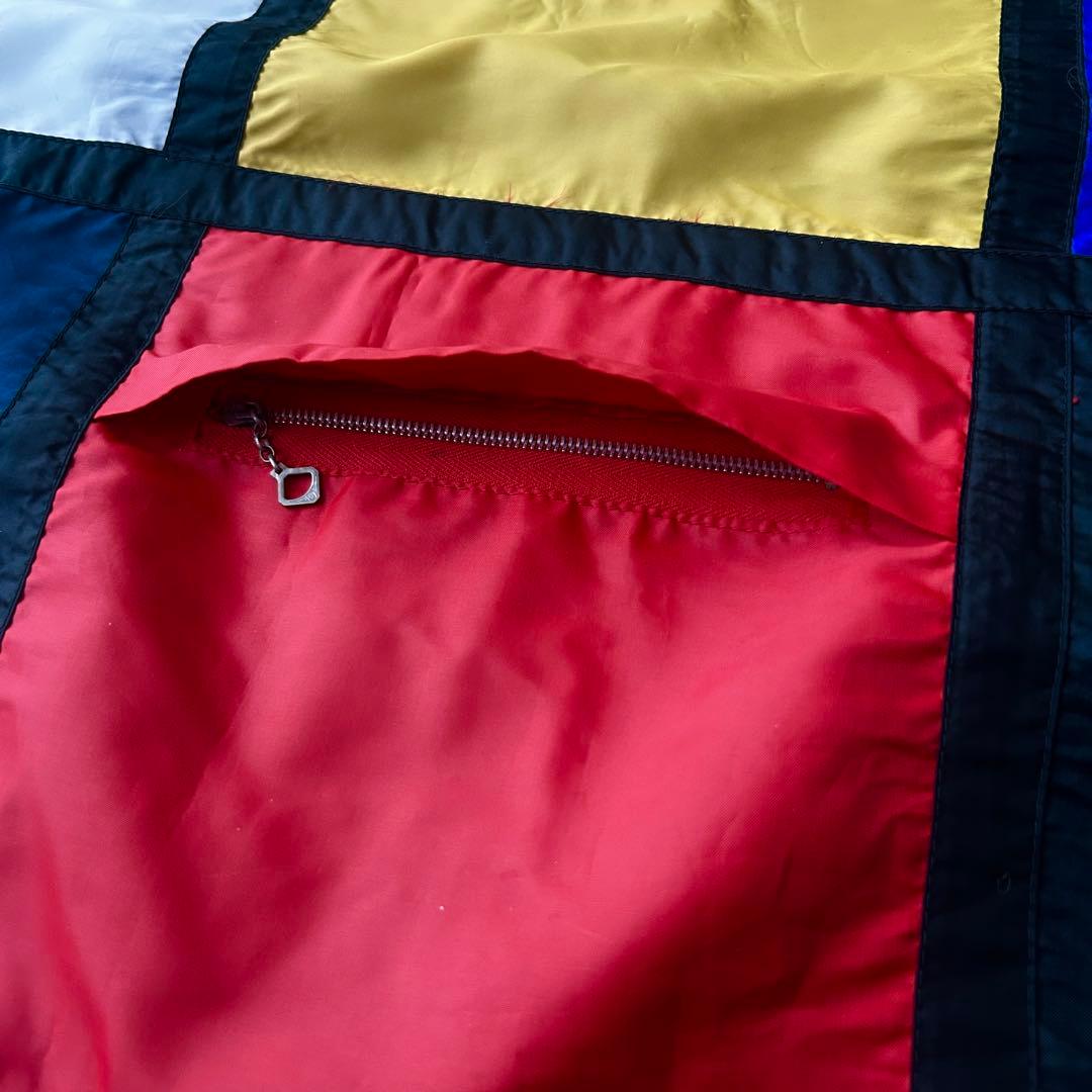 60s ビンテージ ナイロン アノラック パーカー モンドリアン コディアック