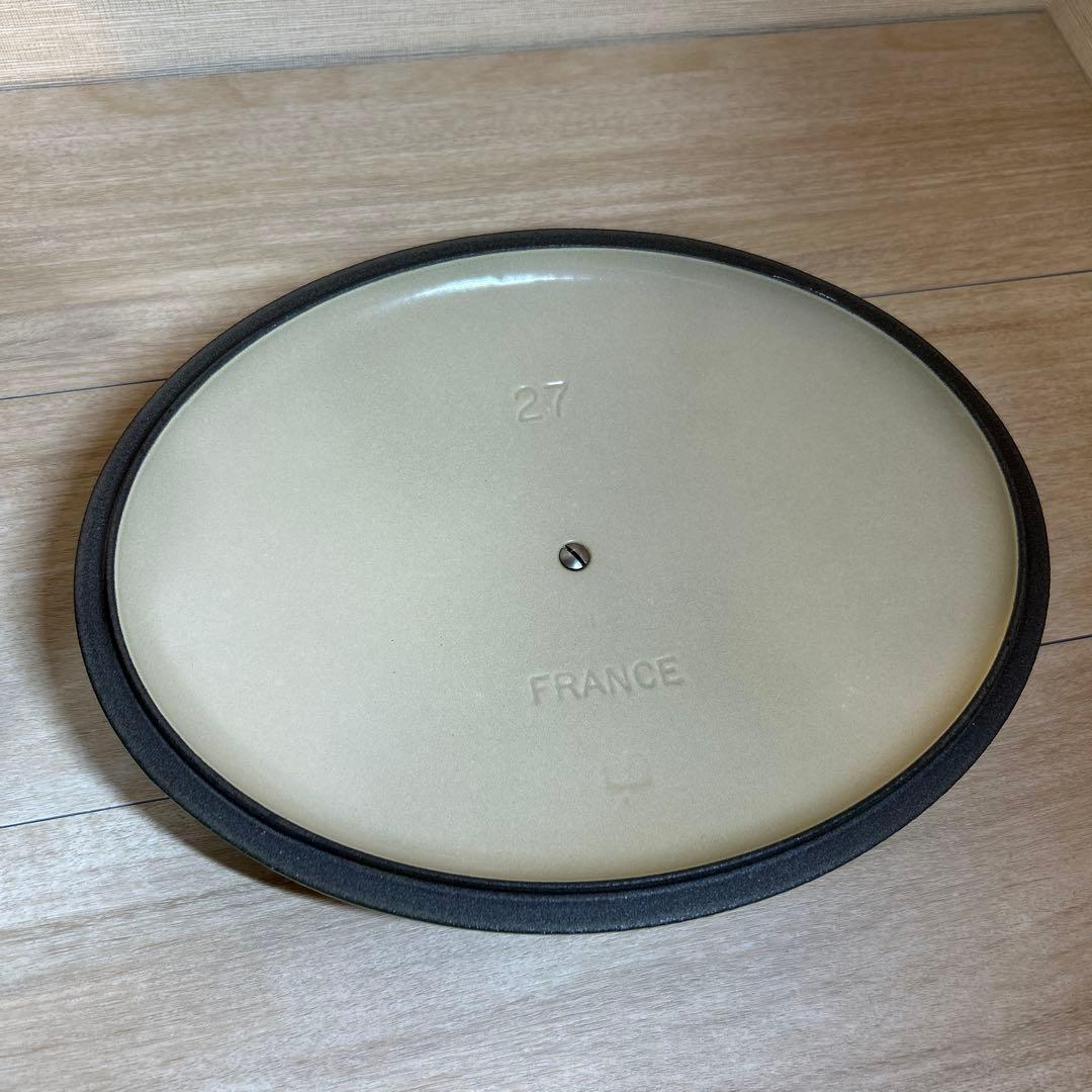 ルクルーゼ　ココットオーバル　27cm モスグリーン　グリーン　両手鍋　鍋