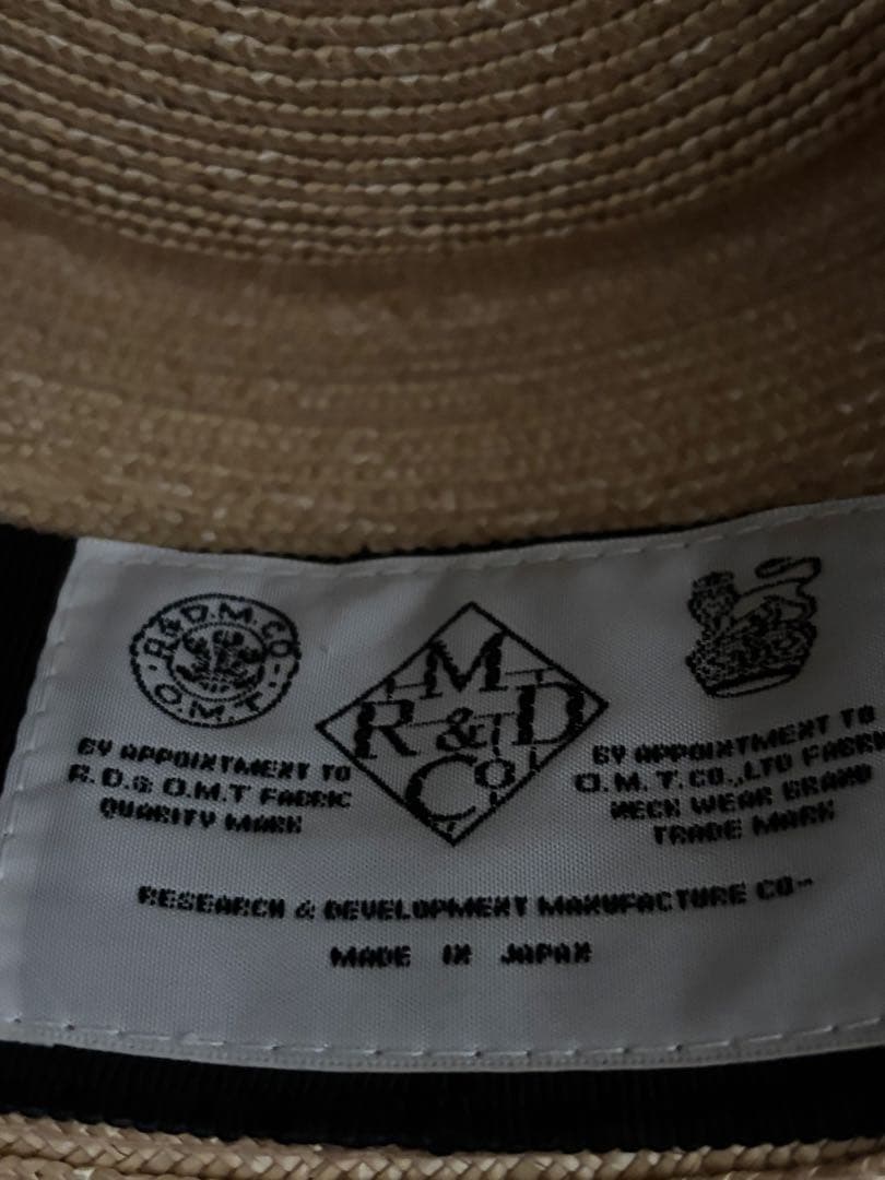 オールドマンズテーラー　ストローハット　 カンカン帽