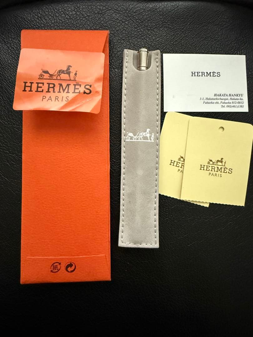 美品☆ケース付　エルメス HERMES スターリングシルバー925 ボールペン