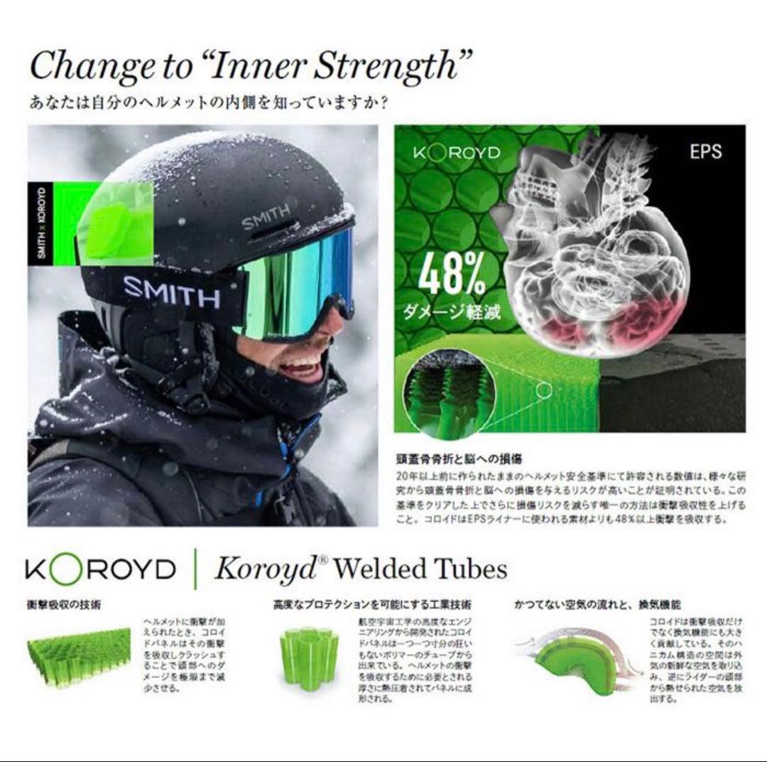 【極美品】国内正規品 スミス メソッド アジアンフィット M ヘルメット スキー