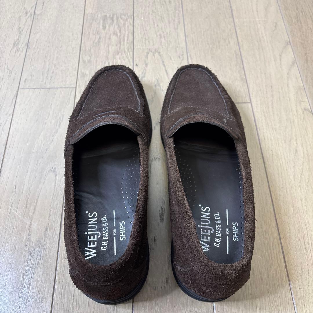 かーい　G.H.BASS weejuns ships別注　ローガンスエード