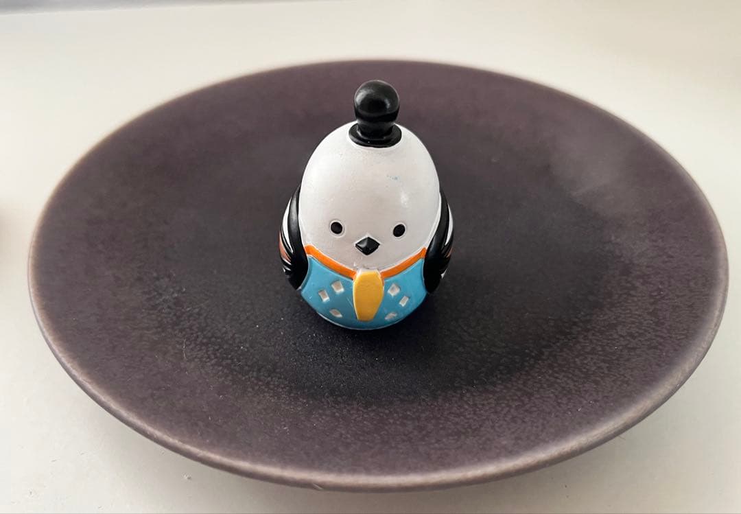 【新品未使用】シマエナガ　ひな祭り お内裏様 お雛様　2点セット ⑤