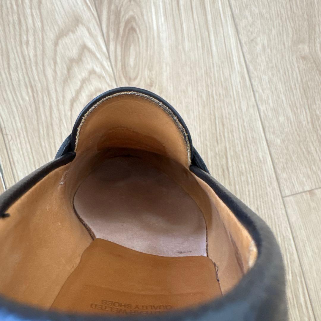 美品 Berwick 5260RUMLBK シボ革　6.5