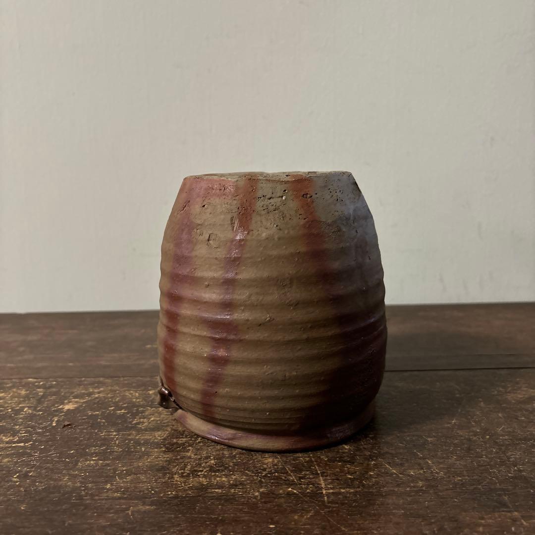 古備前　火襷水指　江戸時代　壺　水差し茶道具　古道具　アンティーク　古民芸　李朝