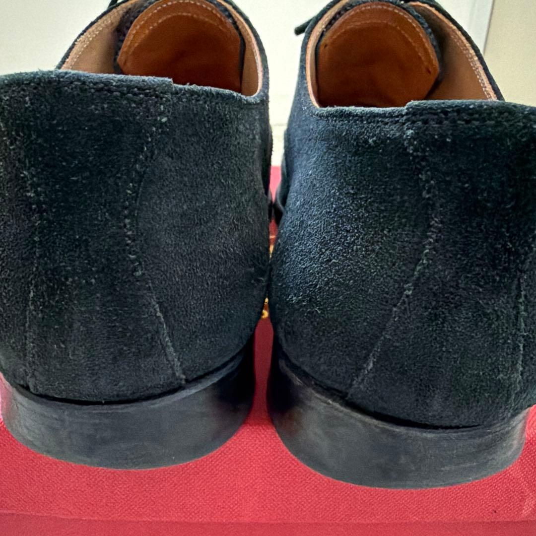 スコッチグレイン　スエード ドレスシューズ ブラック