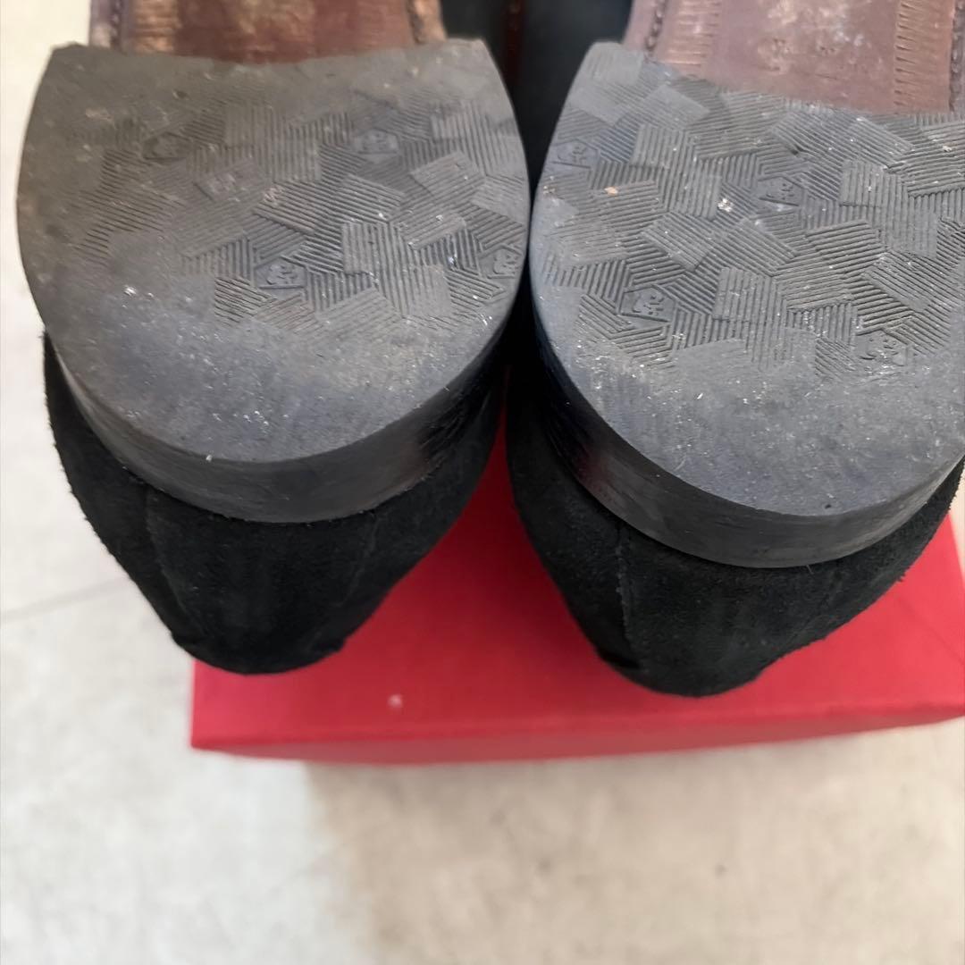 スコッチグレイン　スエード ドレスシューズ ブラック