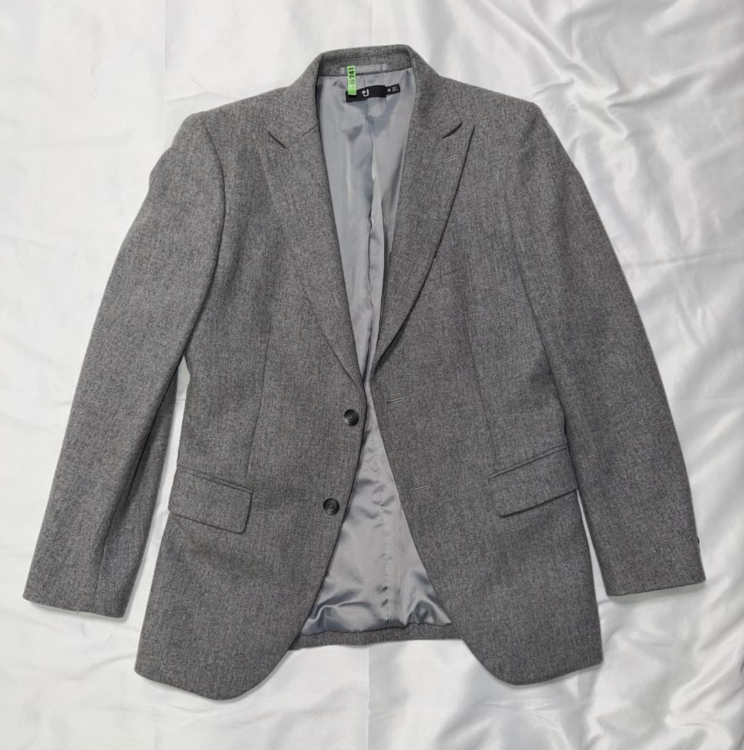 た*し様 ユニクロ　+J ウールフランネル　ジャケット　パンツ　セットアップ　グ