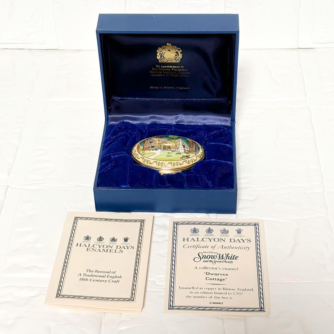 HALCYON DAYS ハルシオンデイズ　ディズニー　白雪姫　エナメルボックス