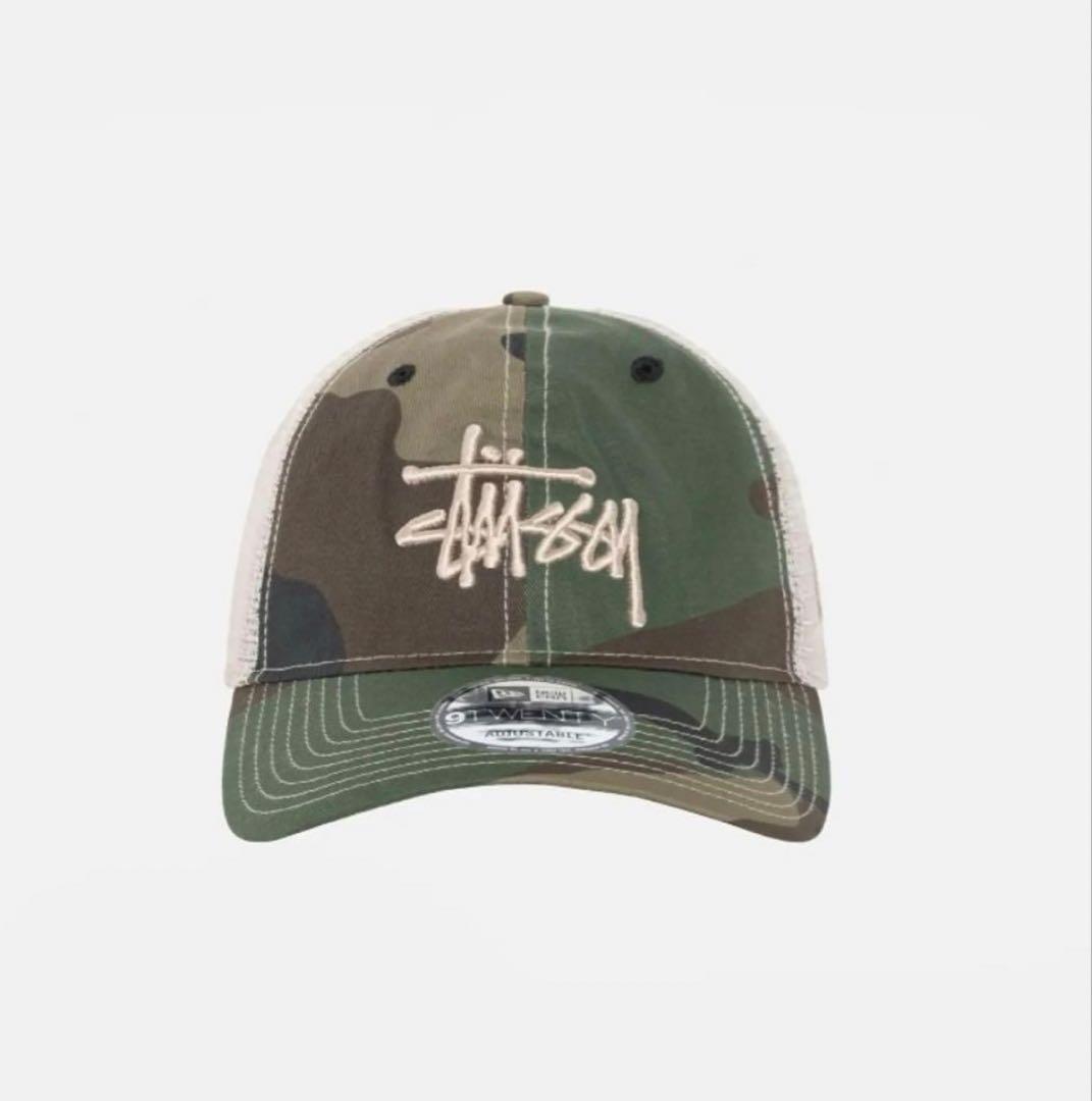 STUSSY迷彩柄ニューエラコラボキャップ 激レア❗️