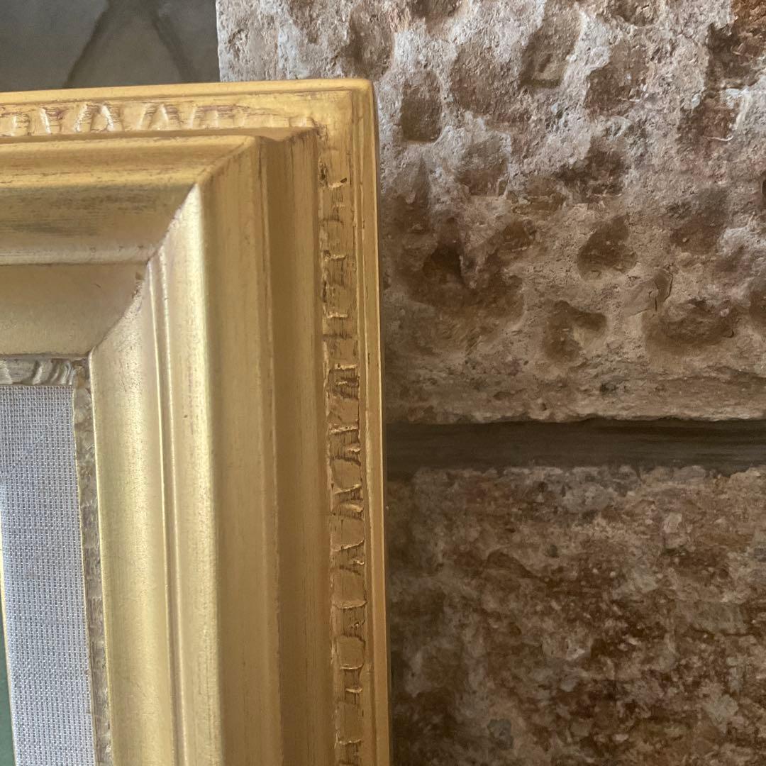 《お値打ち価格》　油彩額縁　F10 ゴールドフレーム　ガラス　アートフレーム