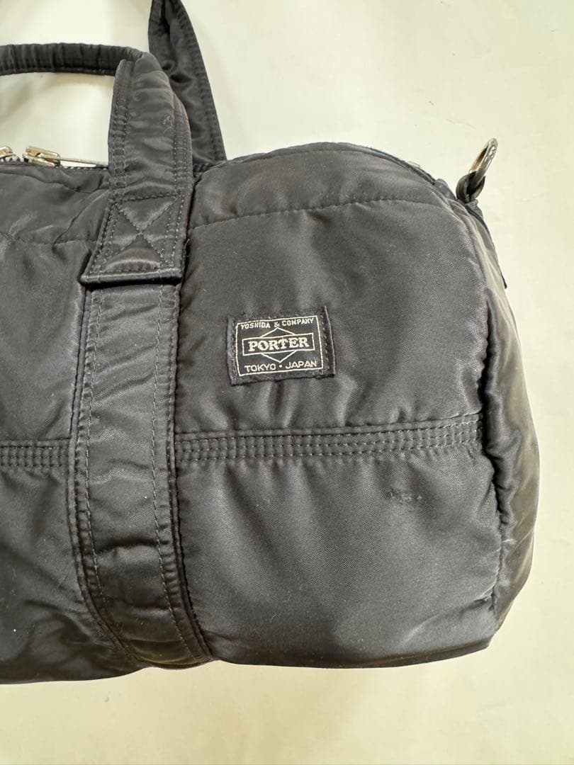 ポーター タンカー ドラムバッグ ボストンバッグ ブラック PORTER