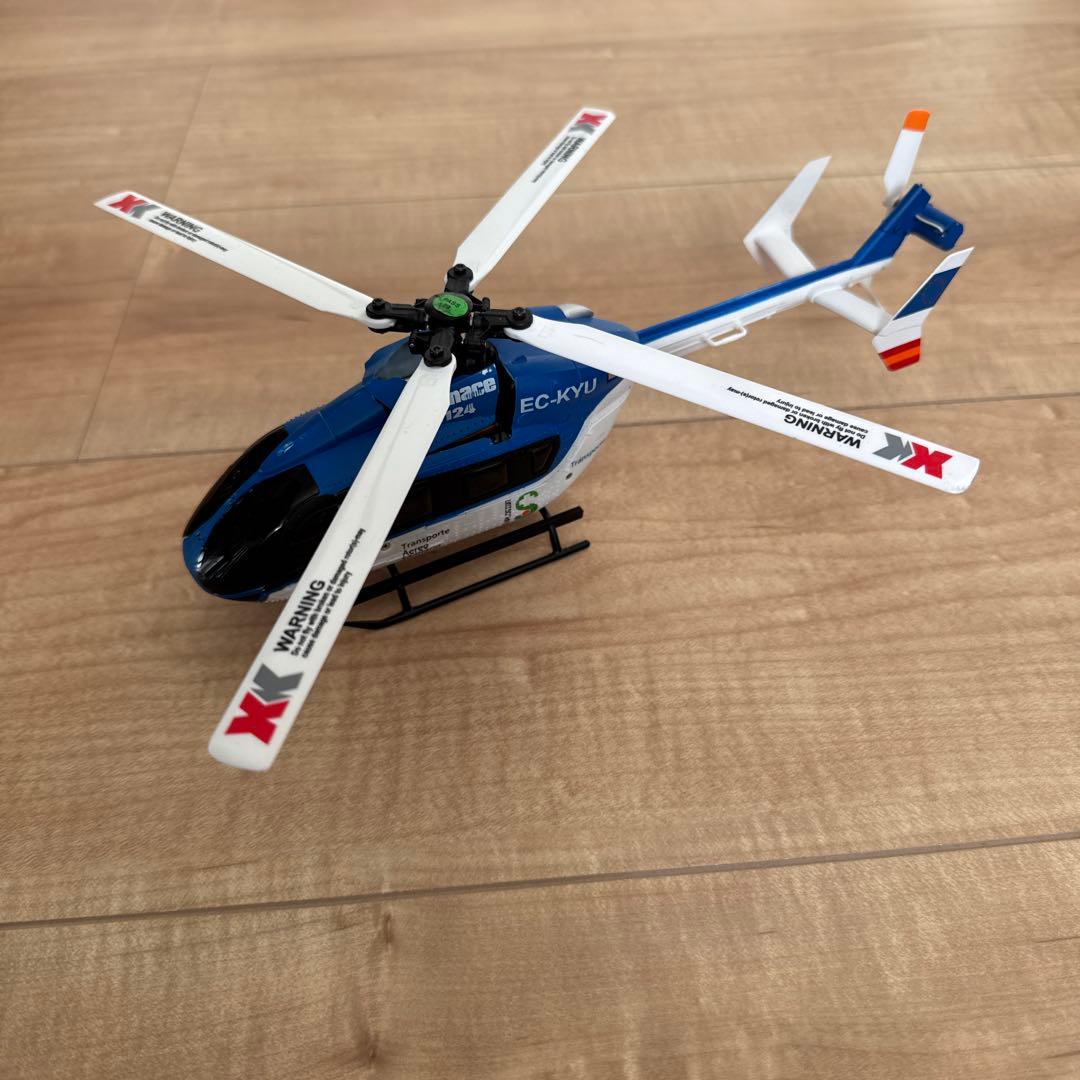 ぼちぼち！HiTEC XK EC145 K124 ラジコンヘリ　少々難アリ