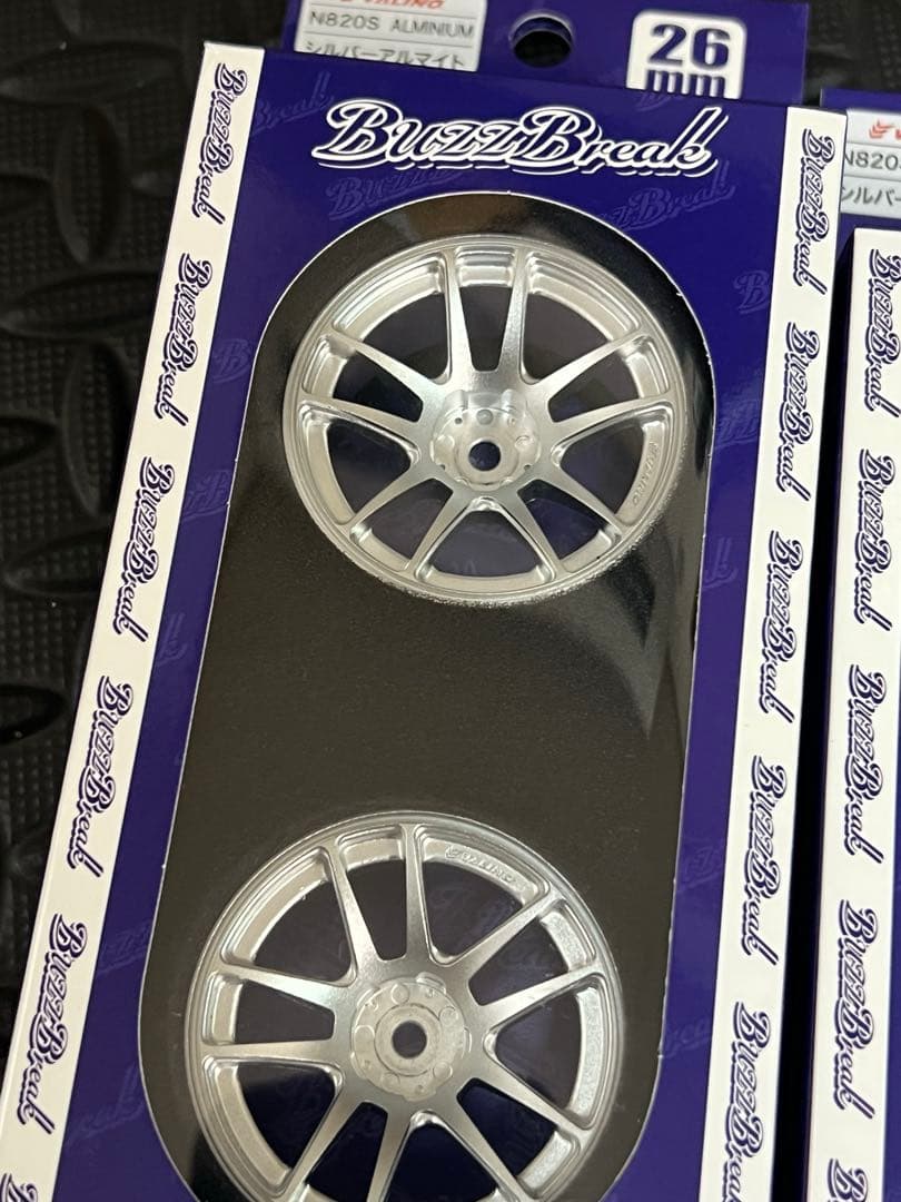 overdose BuzzBreak アルミホイール　シルバー