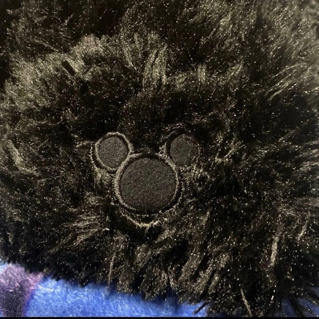 WDW ディズニーベア ブラック ビーズ　Sサイズ ダッフィー　ぬいぐるみ
