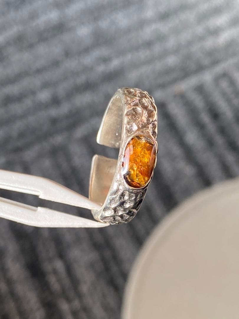 希少 宇宙パワー パラサイト隕石 セリコ隕石　リング　石鉄隕石 高品質隕石 幸運