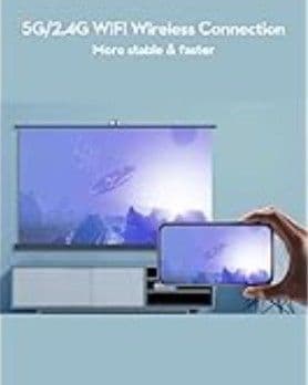 COI-UNO5 プロジェクター【白】Netflix認定・Linux OS 搭載