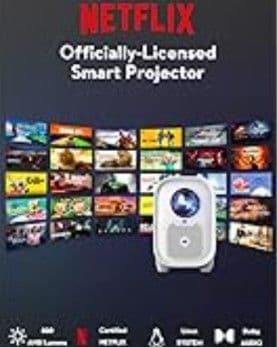 COI-UNO5 プロジェクター【白】Netflix認定・Linux OS 搭載