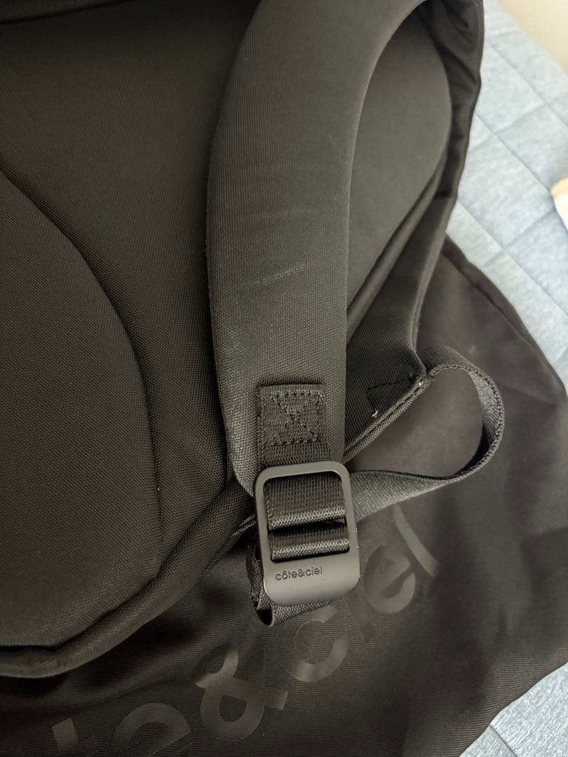 コートエシエル cote&ciel リュック ユニセックス 黒 【美品・保管袋付