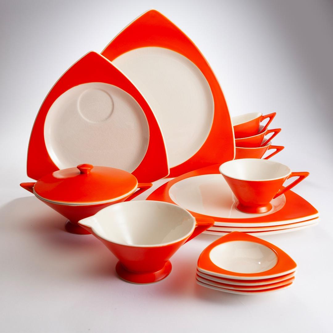 ヴィンテージ (アールデコ）ランチョンセット