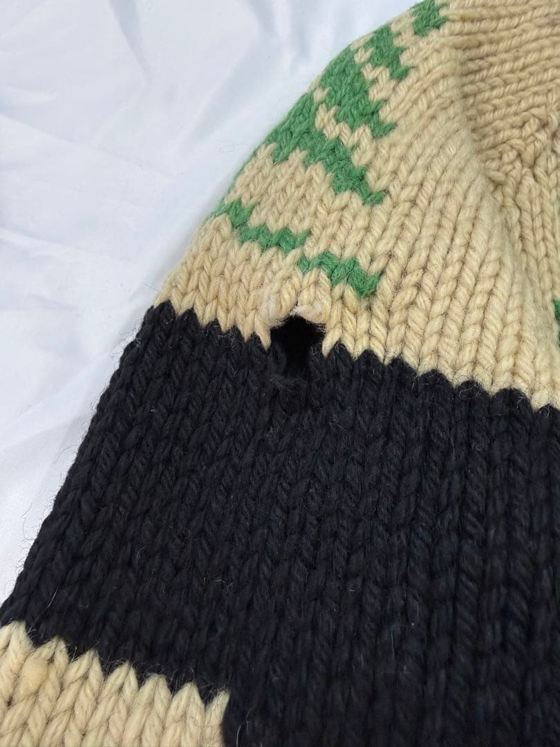 カウチンセーター　ビンテージ　古着　サイズL相当