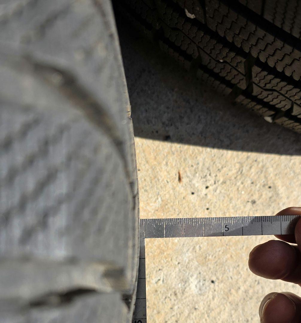 9部山 美品 バリ山 ライズ ロッキー レックス スタッドレス