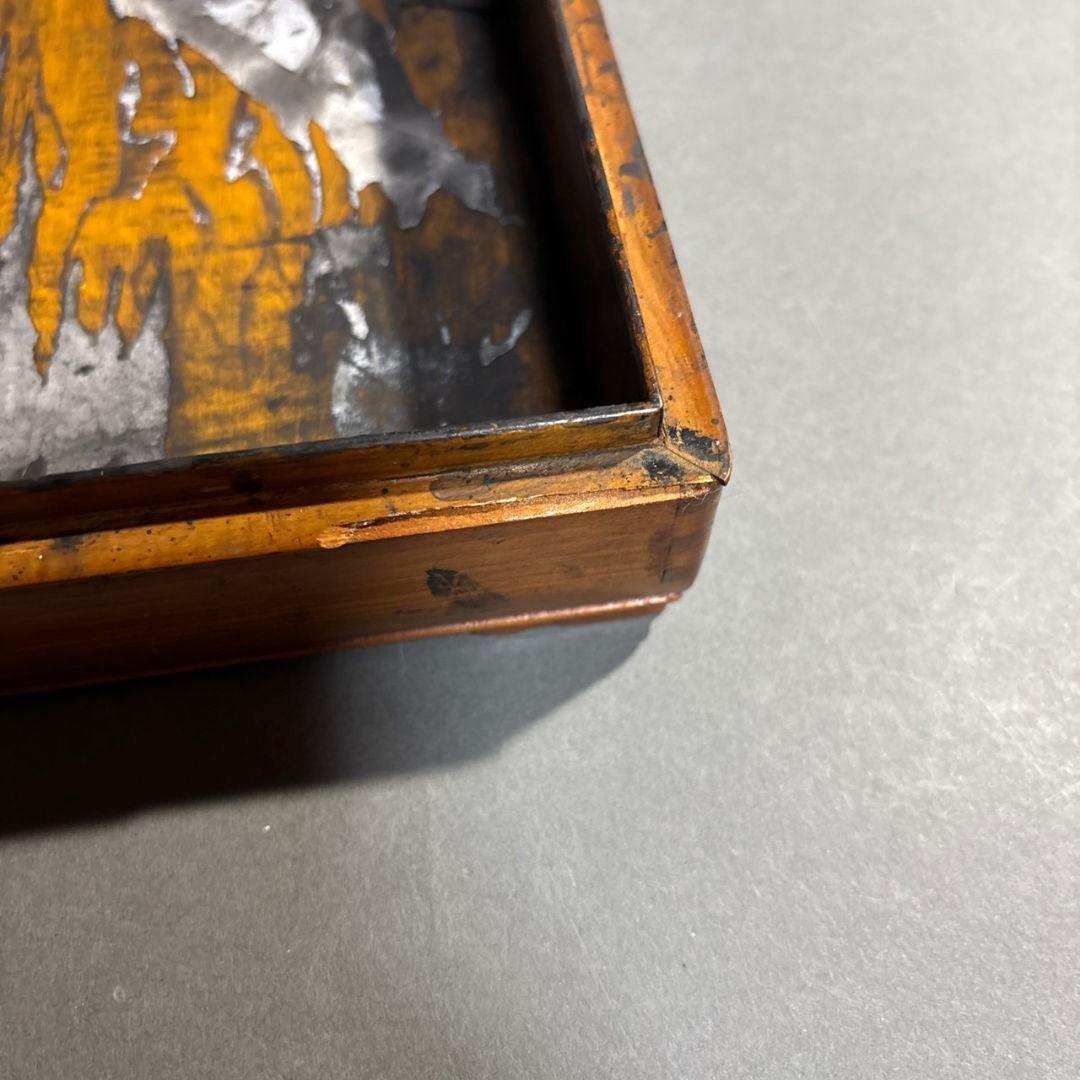 硯箱　台湾　象嵌