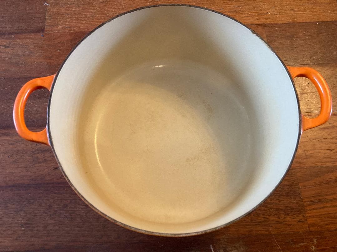 LE CREUSET（ル・クルーゼ）大型28センチ オレンジ 両手鍋