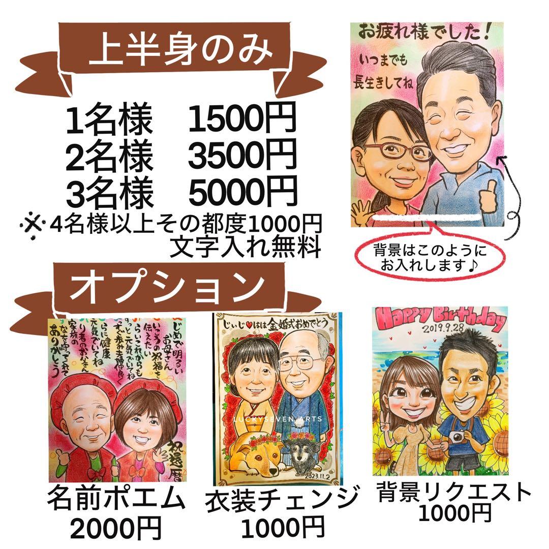 似顔絵オーダー