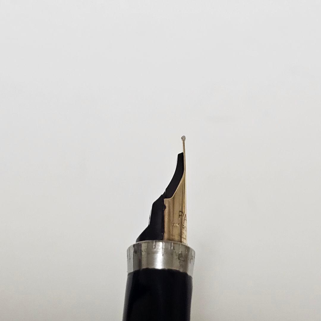Parker パーカー 75 格子柄 ゴールド 14K 超音波洗浄済み