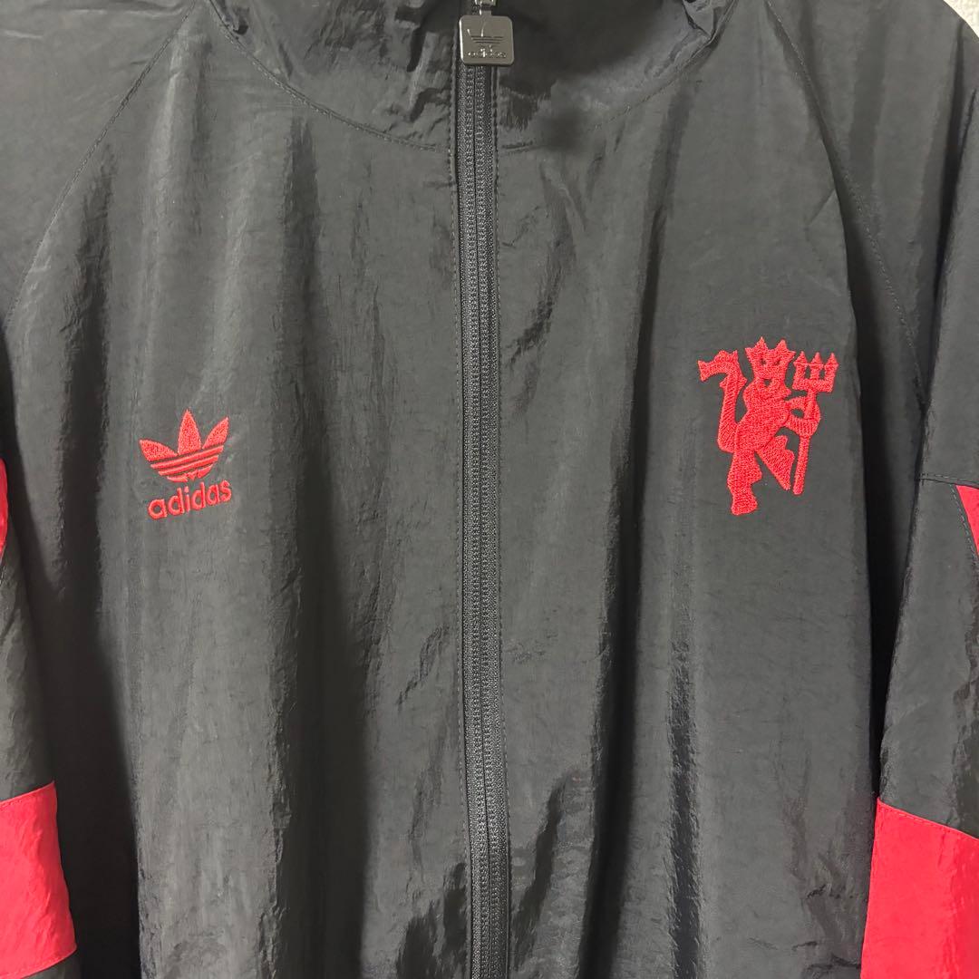 【正規品】 adidas マンチェスターユナイテッド 2XL ナイロンジャケット