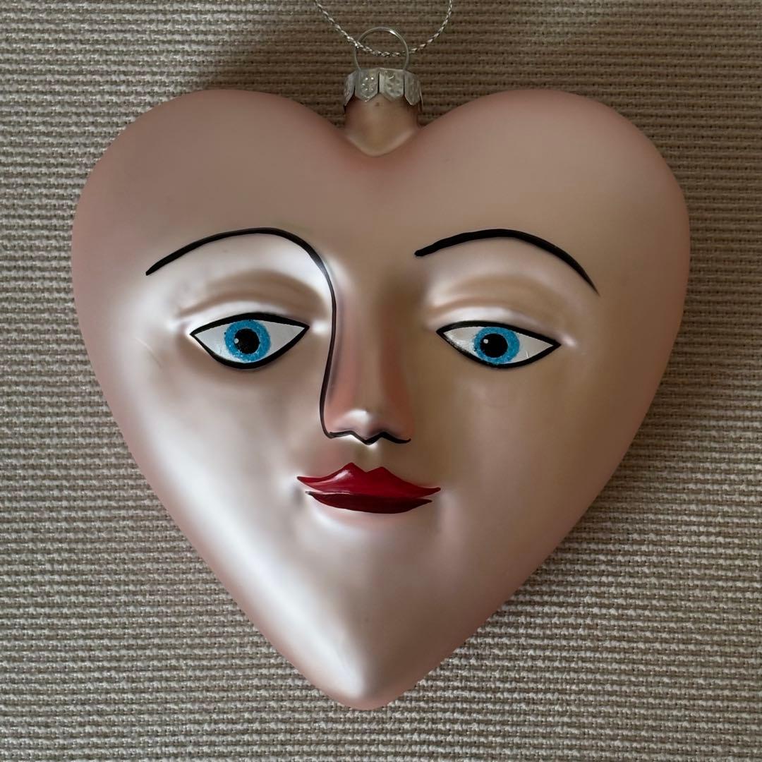 アスティエ クリスマスオーナメント ハート　2個セット